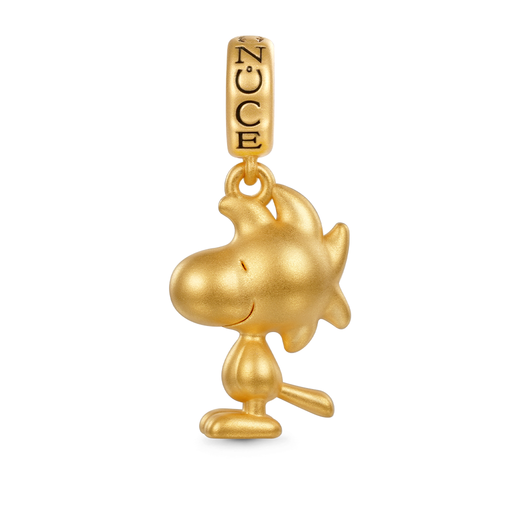 18k Gold Woodstock Pendant image number 0