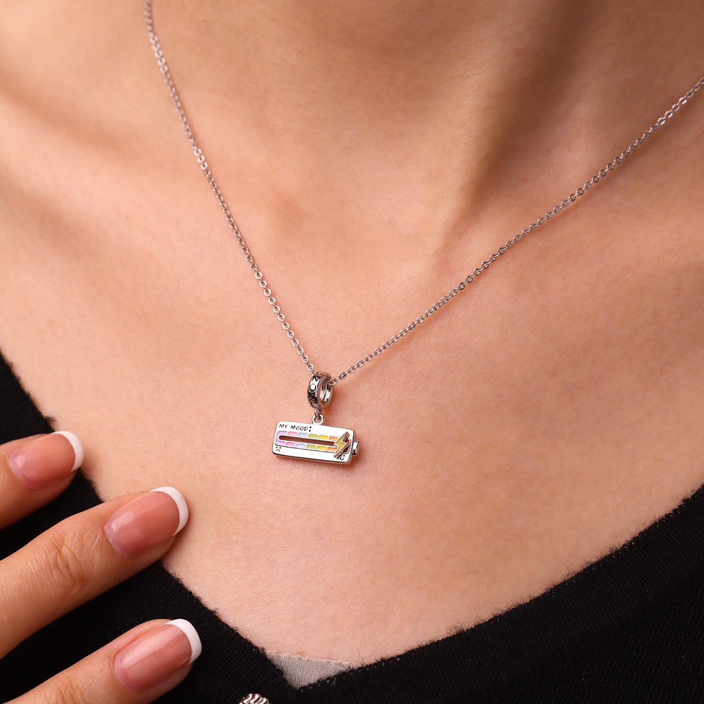 Funny Mood Pin Pendant image number 5