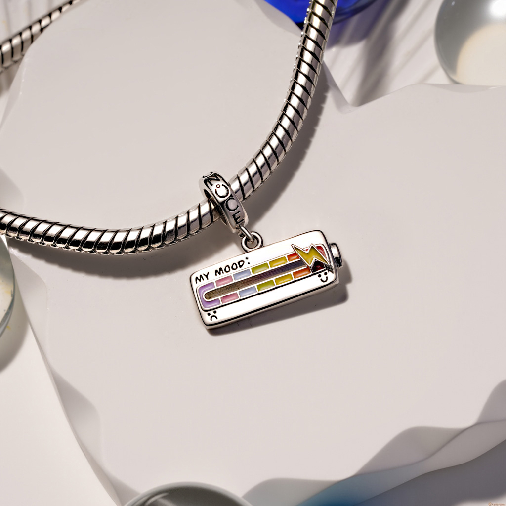 Funny Mood Pin Pendant image number 3