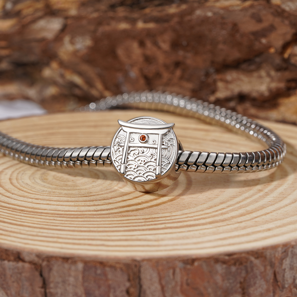 Japanese Torii Engravable Charm image number 2