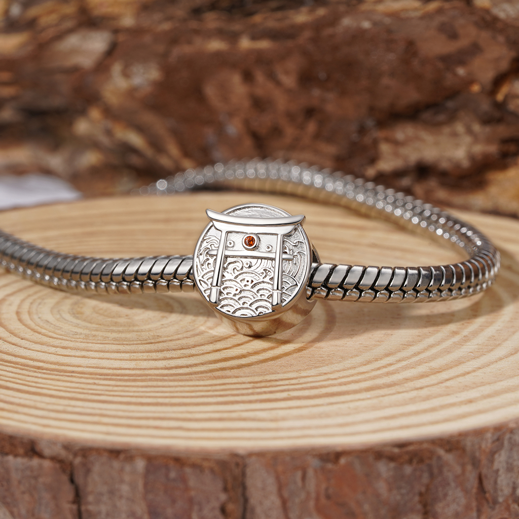 Japanese Torii Engravable Charm image number 2