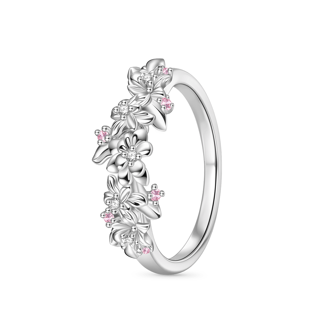 Delicate Flower Cluster Ring image number 1