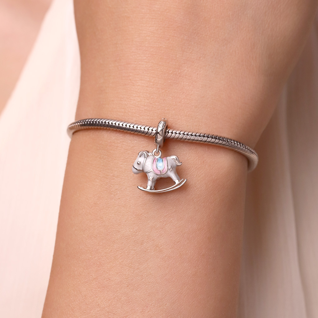 Exquisite Wooden Horse Pendant image number 5