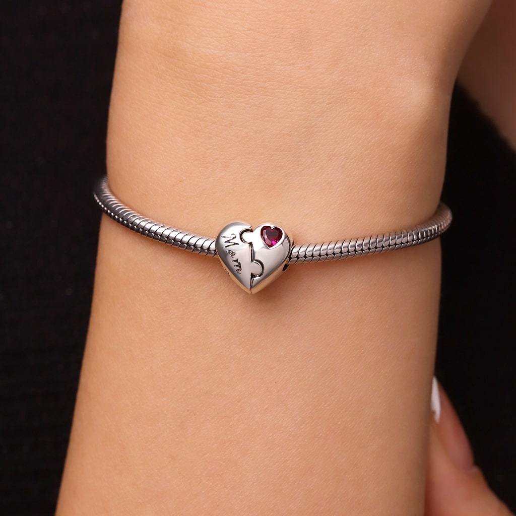 Mom Daughter Puzzle of Love Charm image number 4