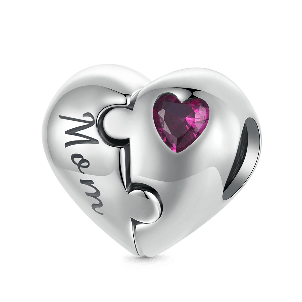 Mom Daughter Puzzle of Love Charm image number 1