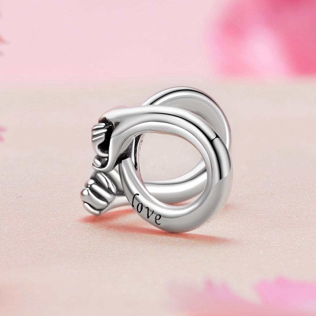 Hold Hands Forever Love Charm image number 1