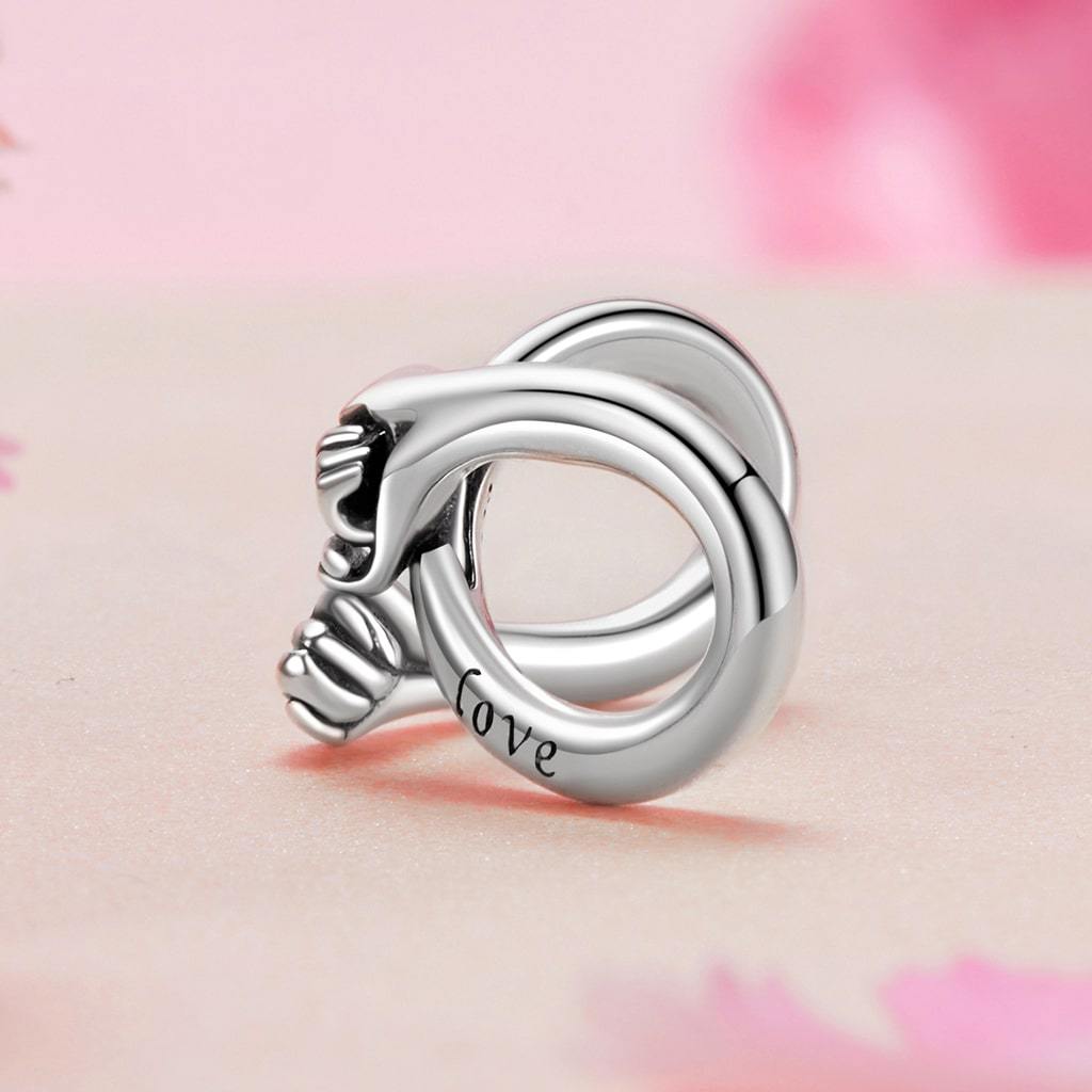 Hold Hands Forever Love Charm image number 1