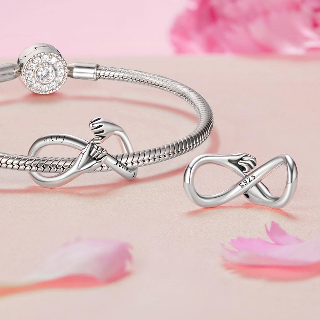 Hold Hands Forever Love Charm image number 2