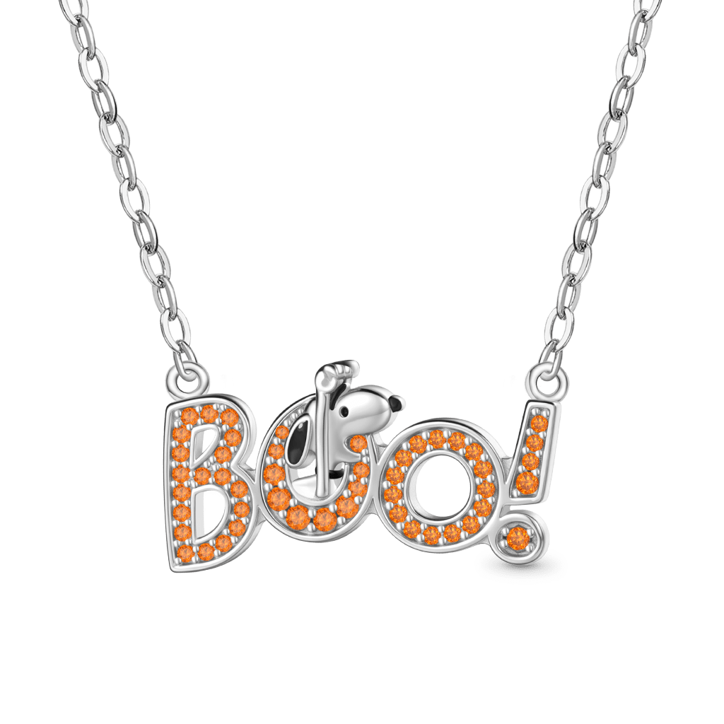Snoopy BOO Necklace image number 0
