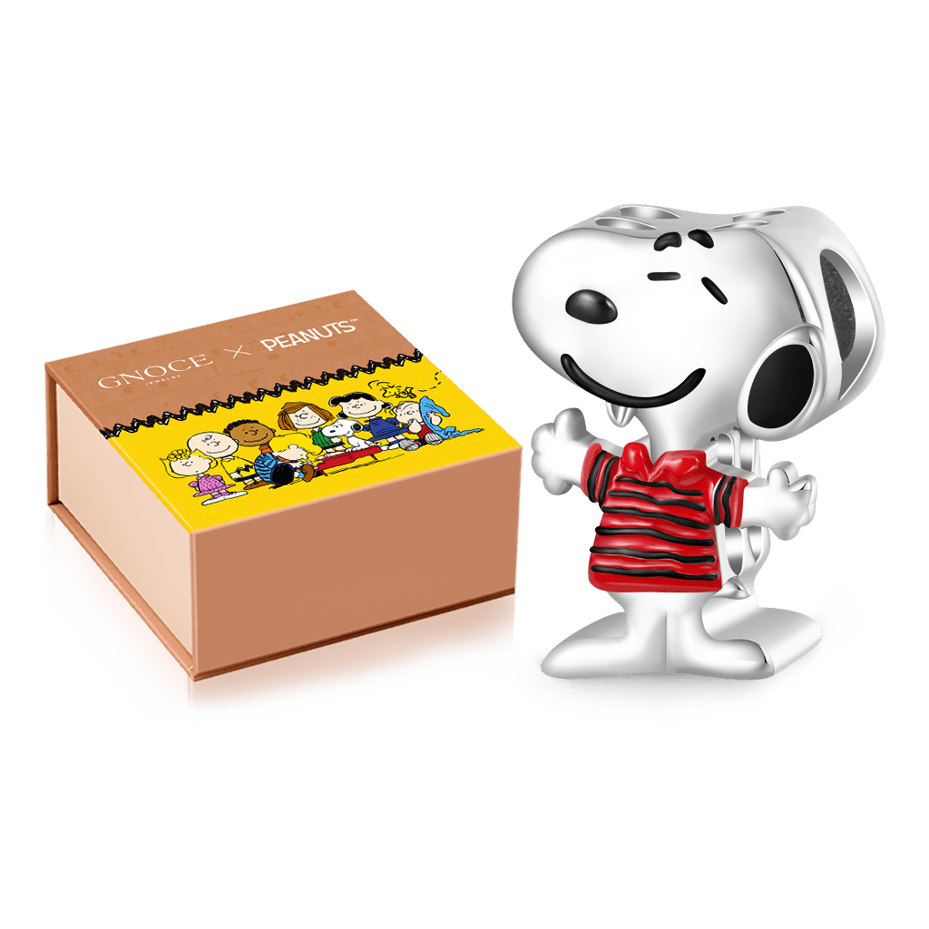 Peanuts Snoopy Striped Short-sleeve Charm image number 1