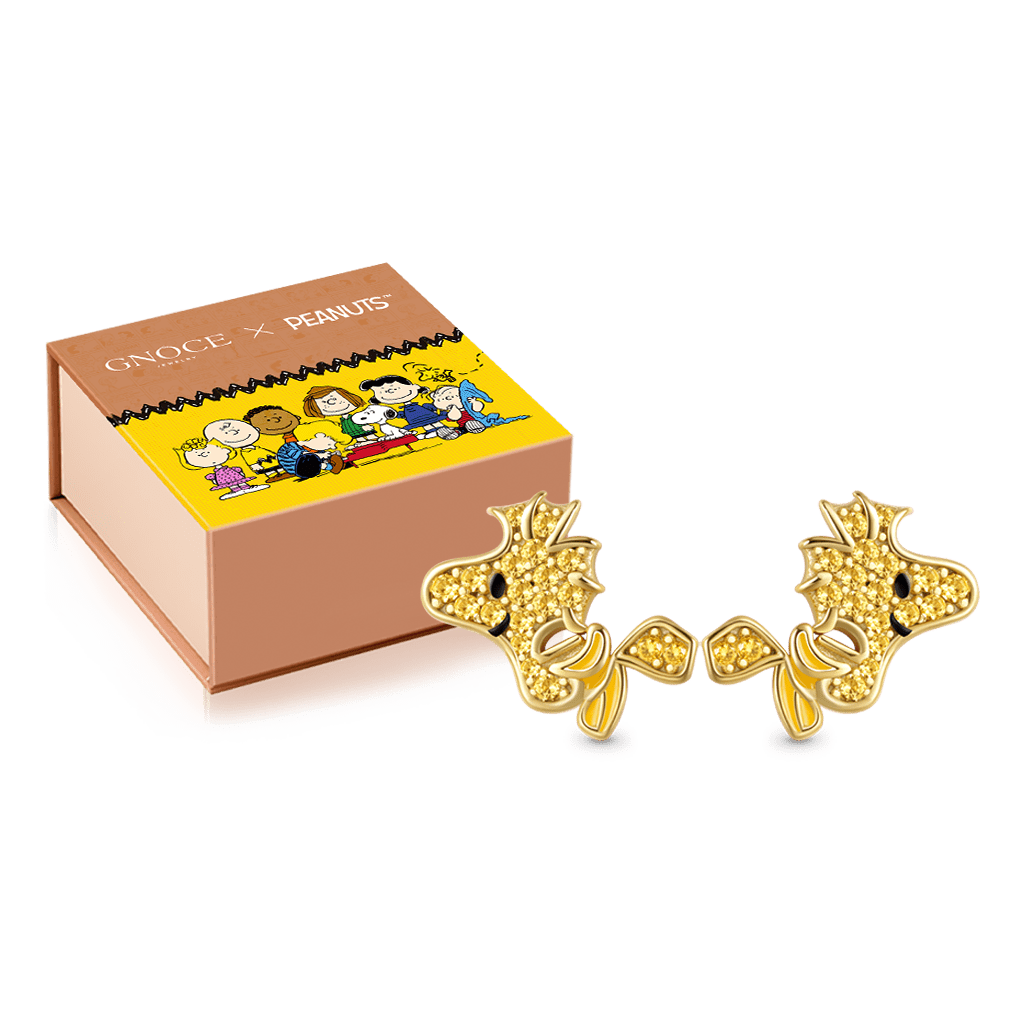 Flying Woodstock Diamond Stud Earrings image number 1