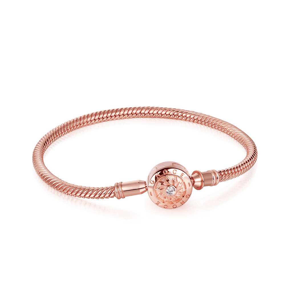 18K Rose Gold Causal Bracelet image number 0