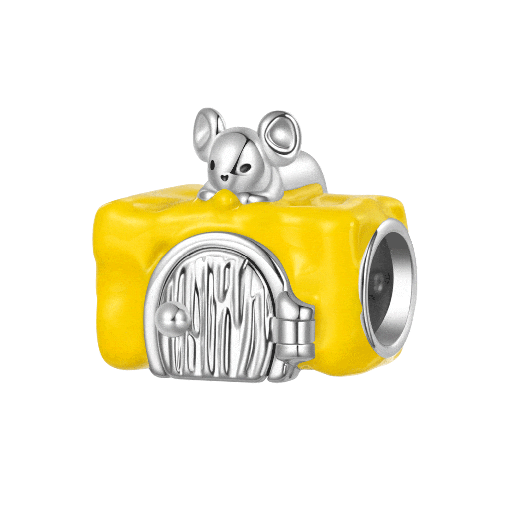 Mouse Cheese House Charm image number 0