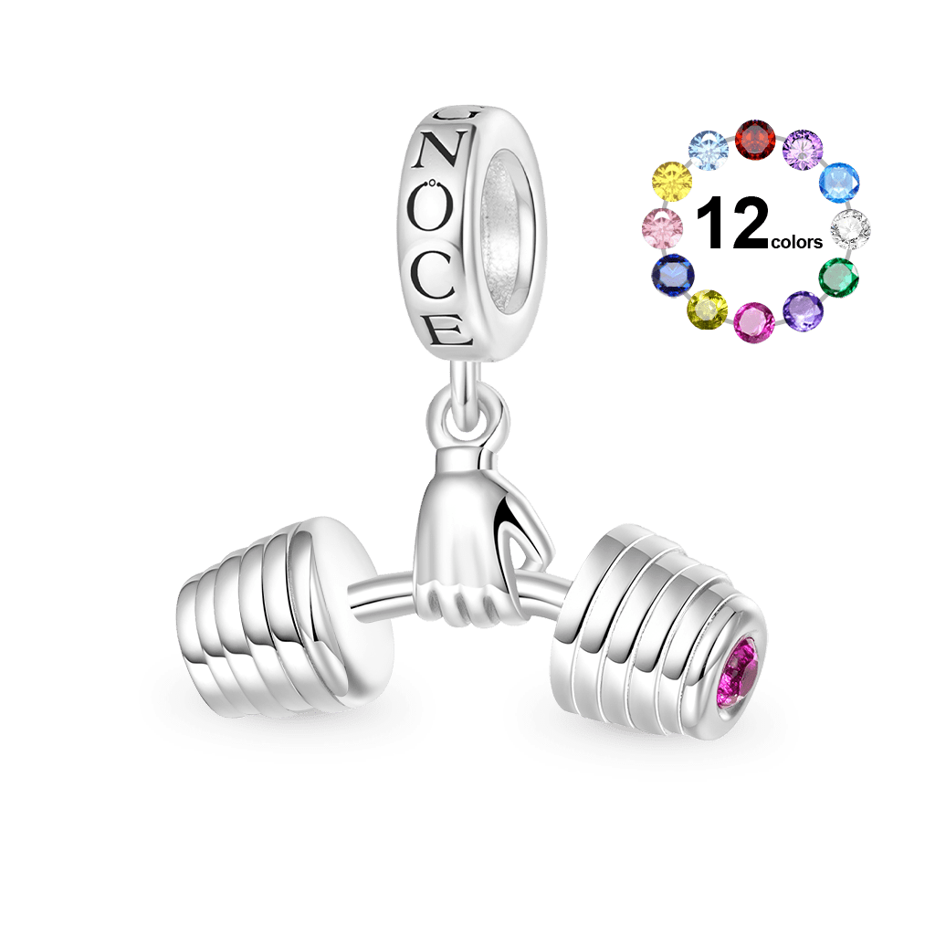 Fitness Enthusiast Dumbbell Pendant image number 0