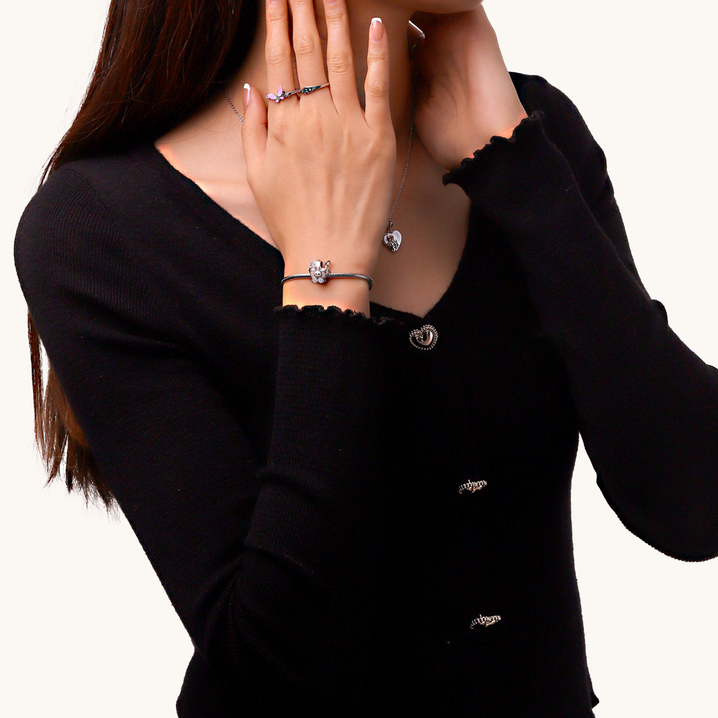 Bunny Baby Carriage Charm image number 5