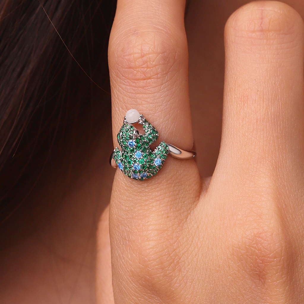 Creative Frog Open Ring image number 5