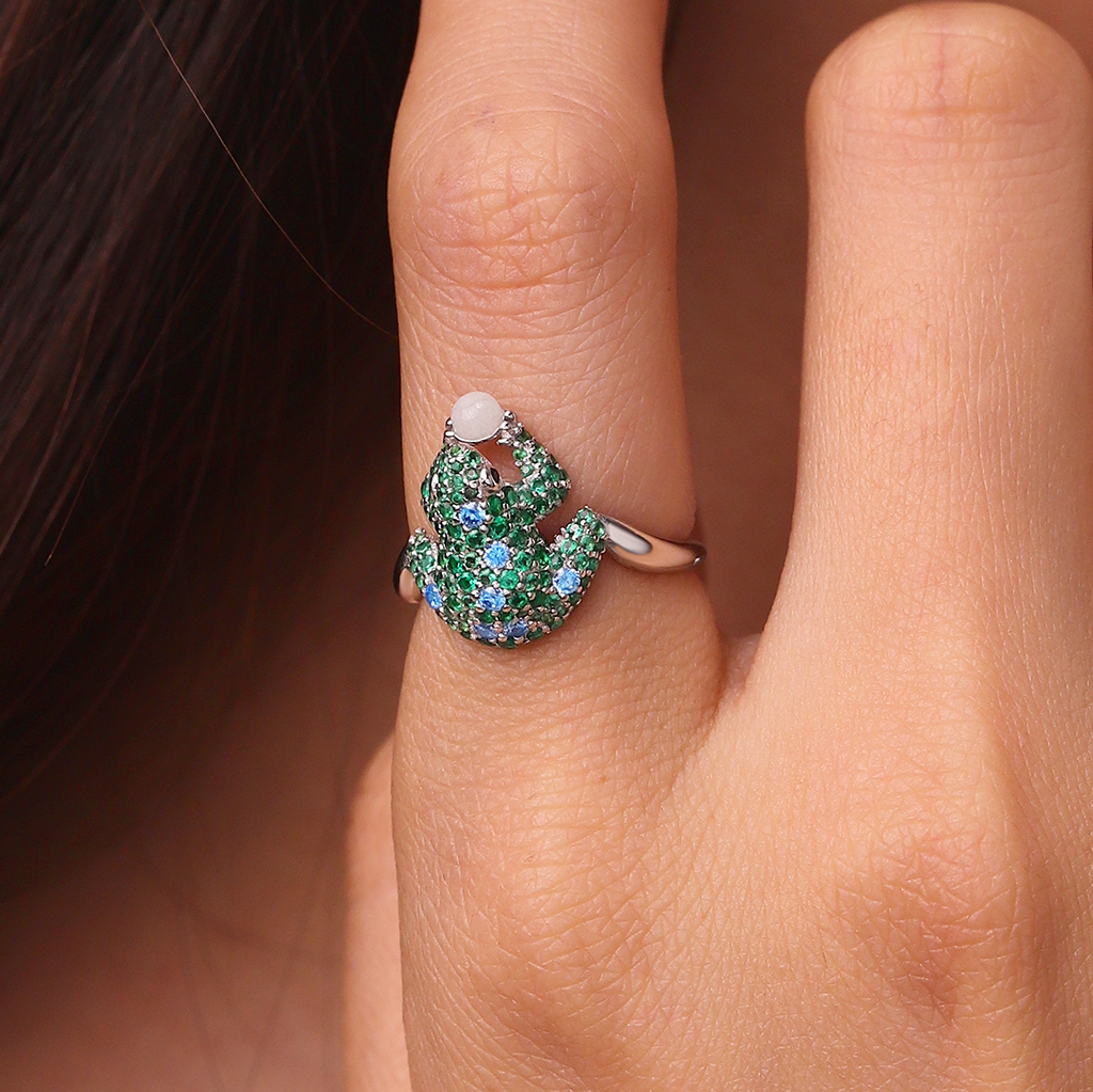 Creative Frog Open Ring image number 5