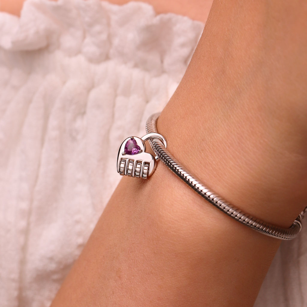 Lock with a Love Code Charm image number 6
