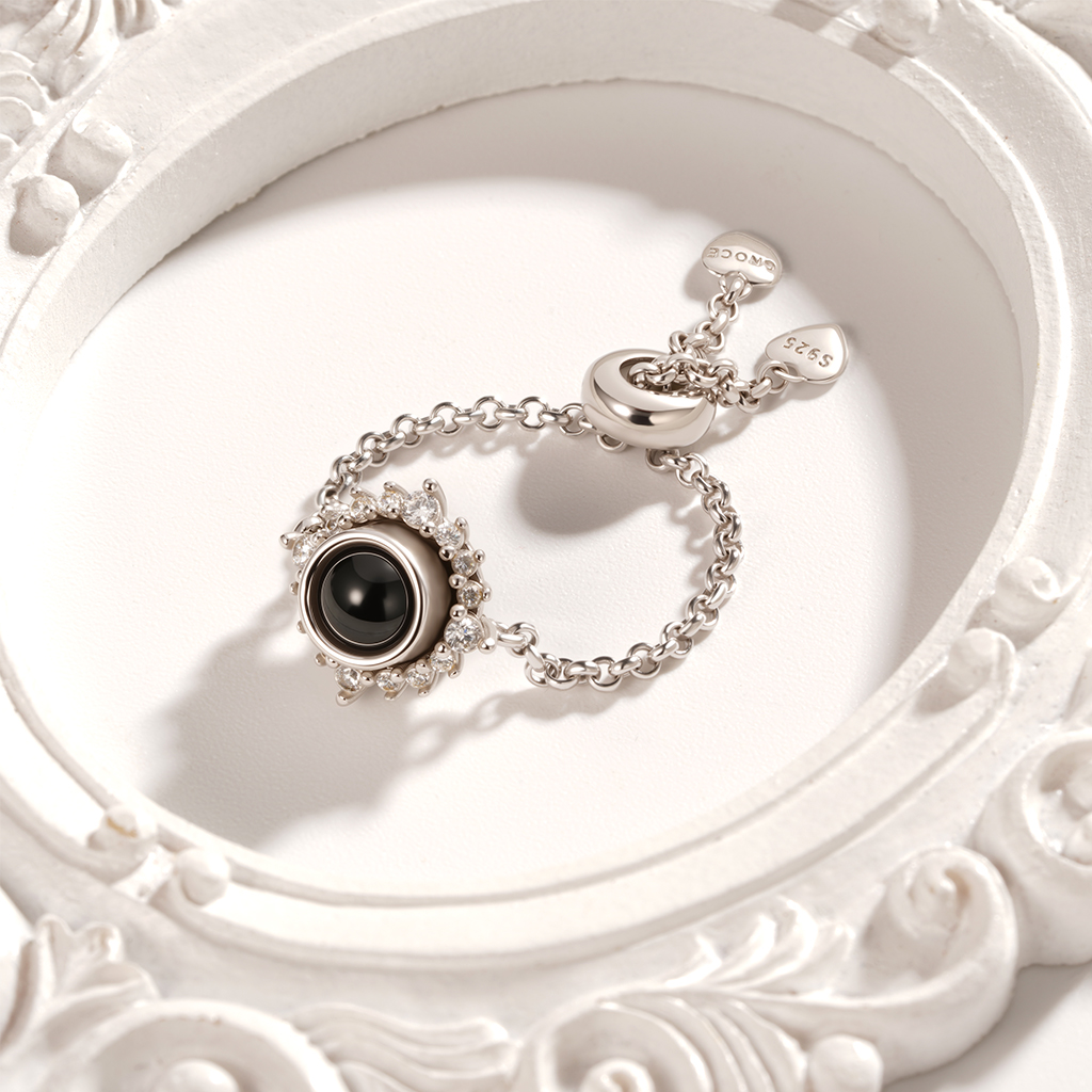Photo Bead Chain Ring image number 5