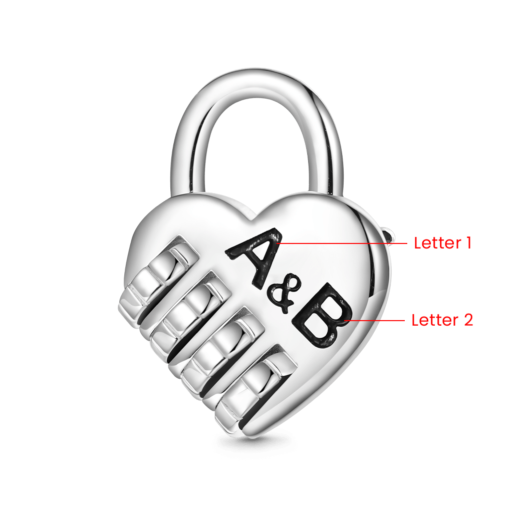 Lock with a Love Code Charm image number 2