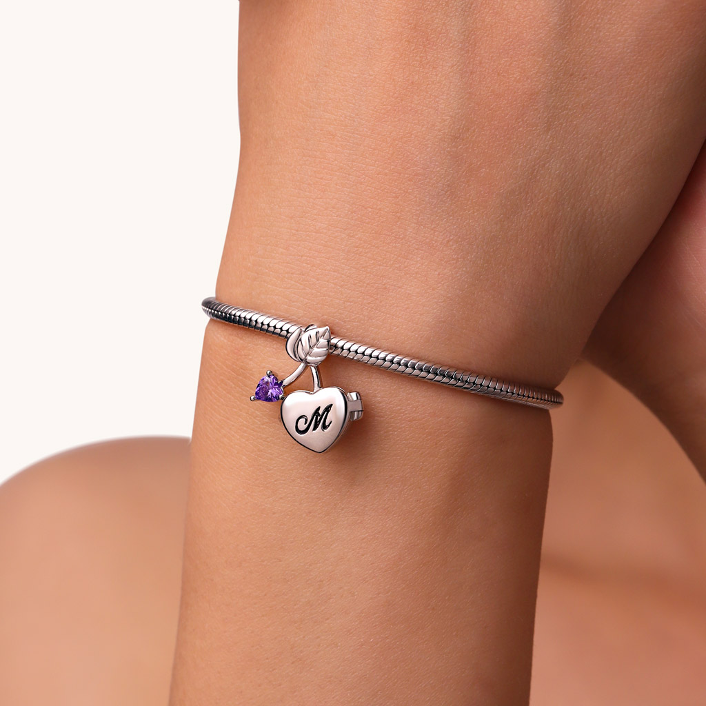 Cherry Heart Photo Charm image number 6
