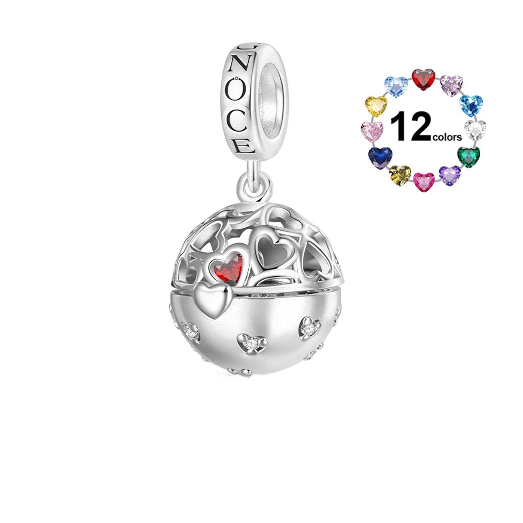 Surprise Ball with Birthstone Ring Pendant image number 0