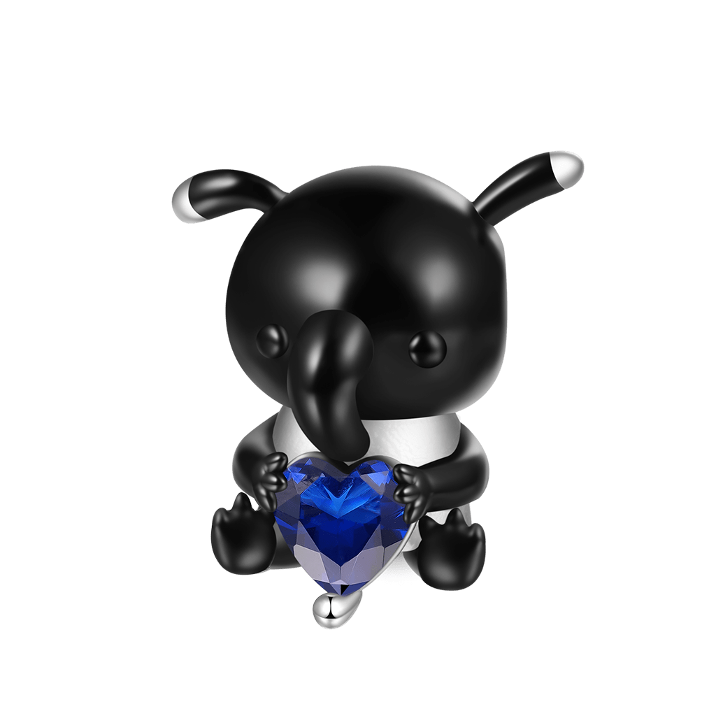 Malayan Tapir Embraces Heart Charm image number 0