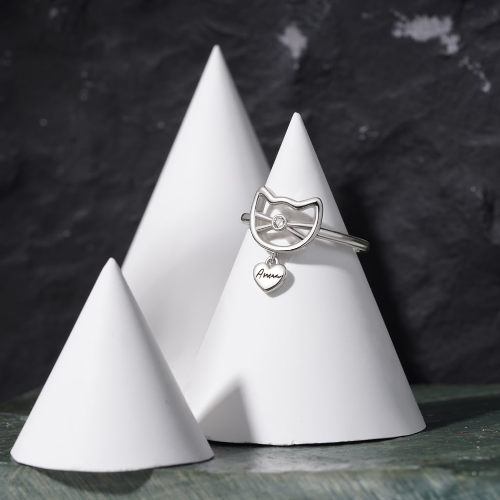 Personalized Cat Ring image number 4