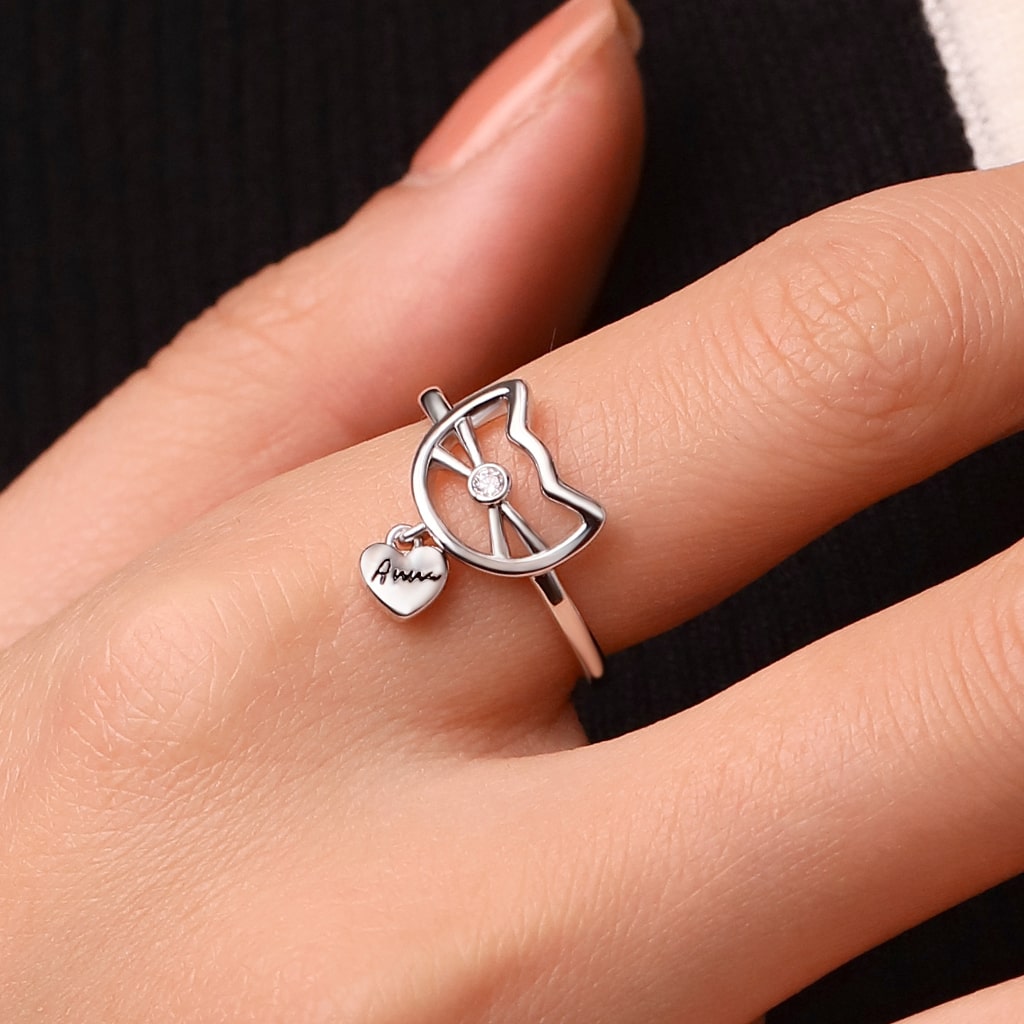 Personalized Cat Ring image number 7
