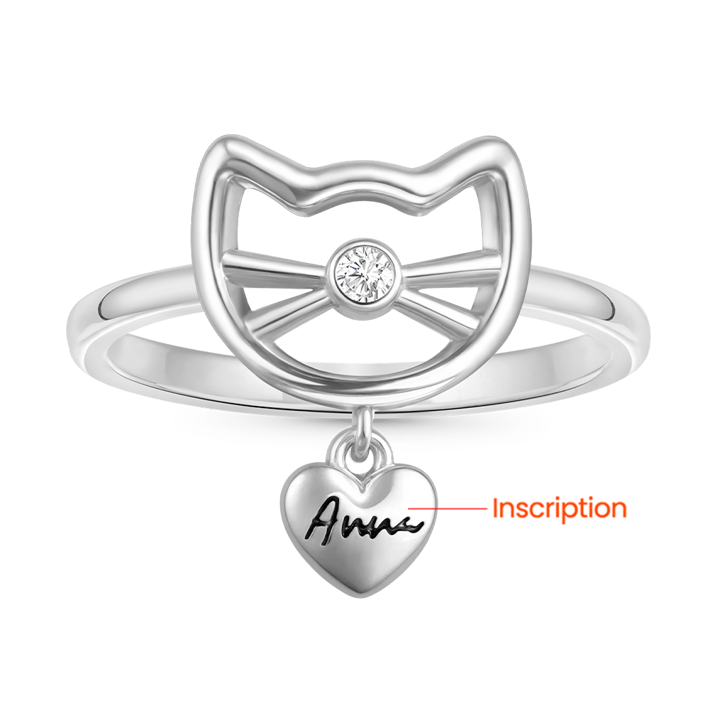 Personalized Cat Ring image number 3
