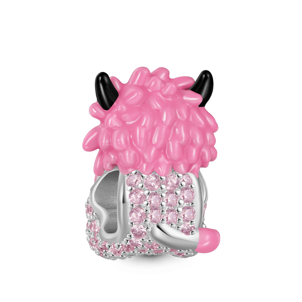 Lion Embraces Heart Charm image number 2