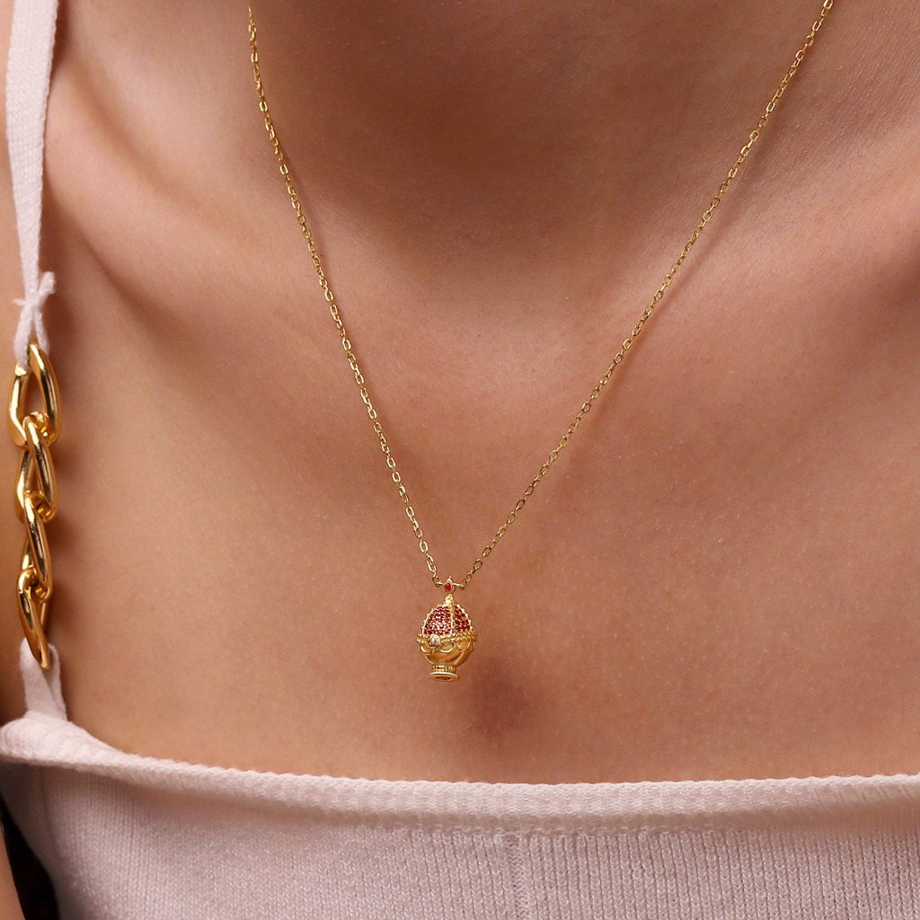 Kyoko Sakura Soul Gem Necklace image number 4