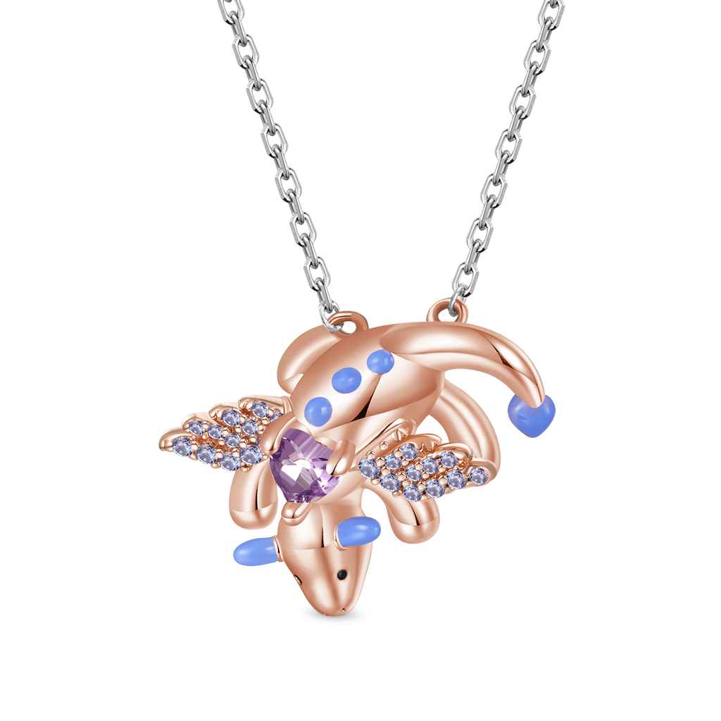 Fun Persimmon Dragon Necklace image number 0