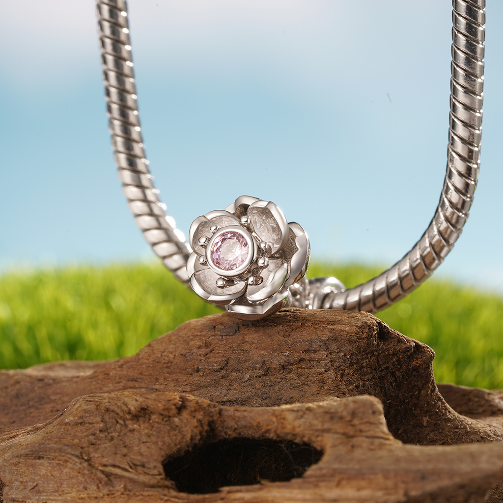 Blooming Cherry Blossom Pendant image number 4
