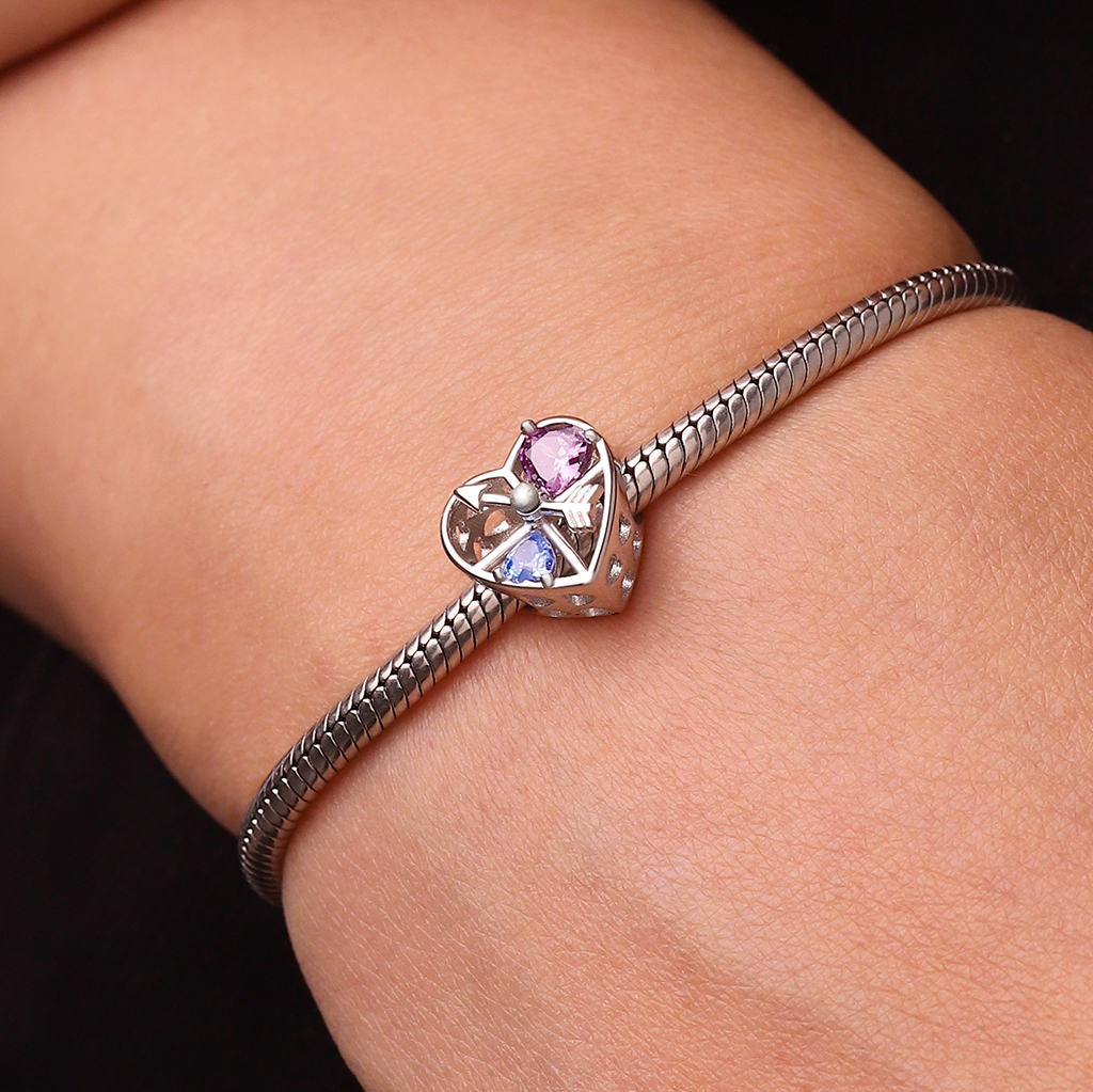 Love Clock Rotating Arrow Charm image number 7