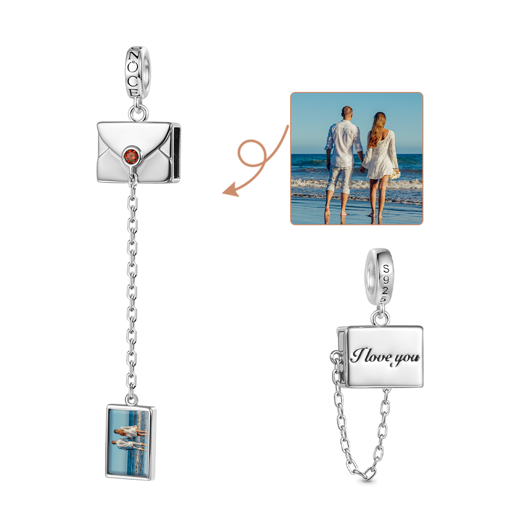 Secret Love Envelope Pendant image number 0