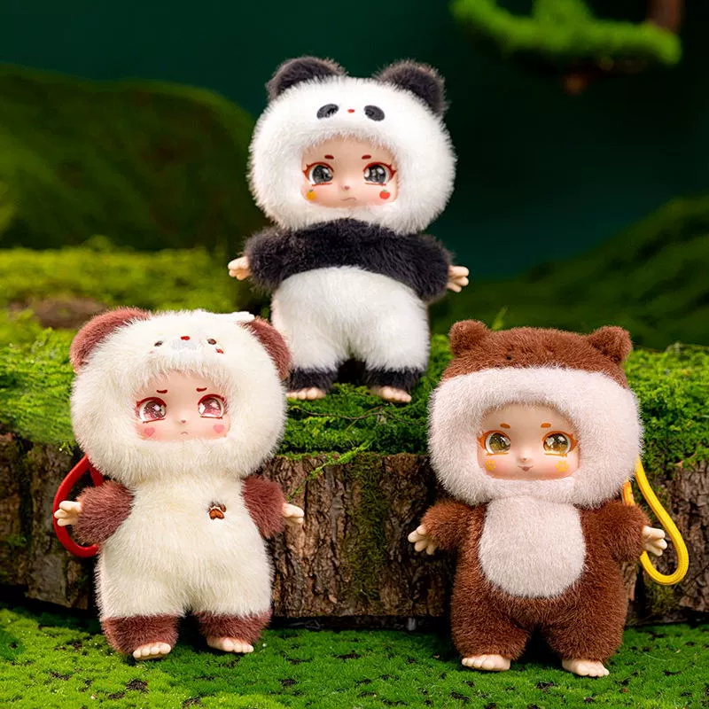 Panda Doll Bag Plush Pendant image number 4