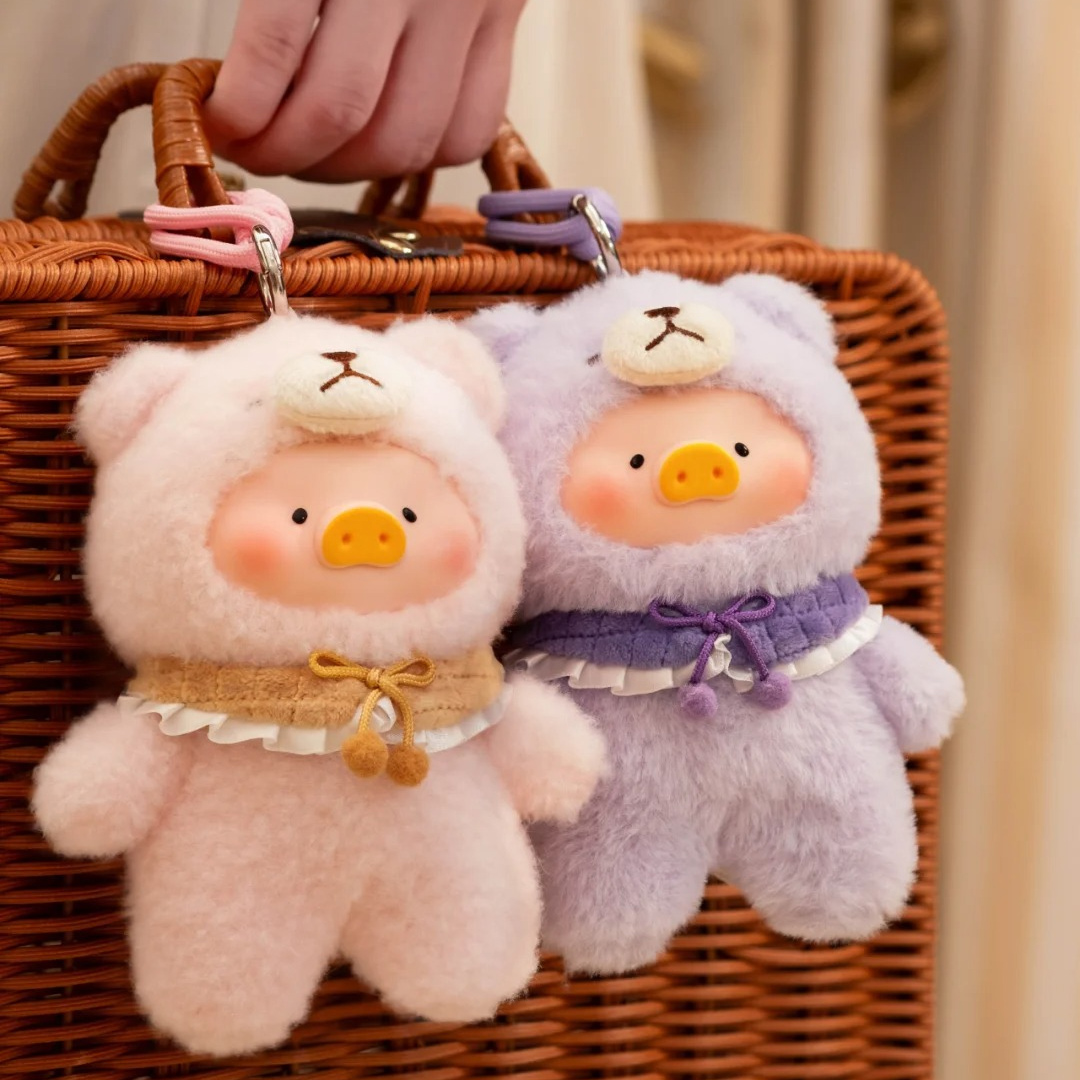 Canned Pig with Movable Joints Plush Pendant image number 4