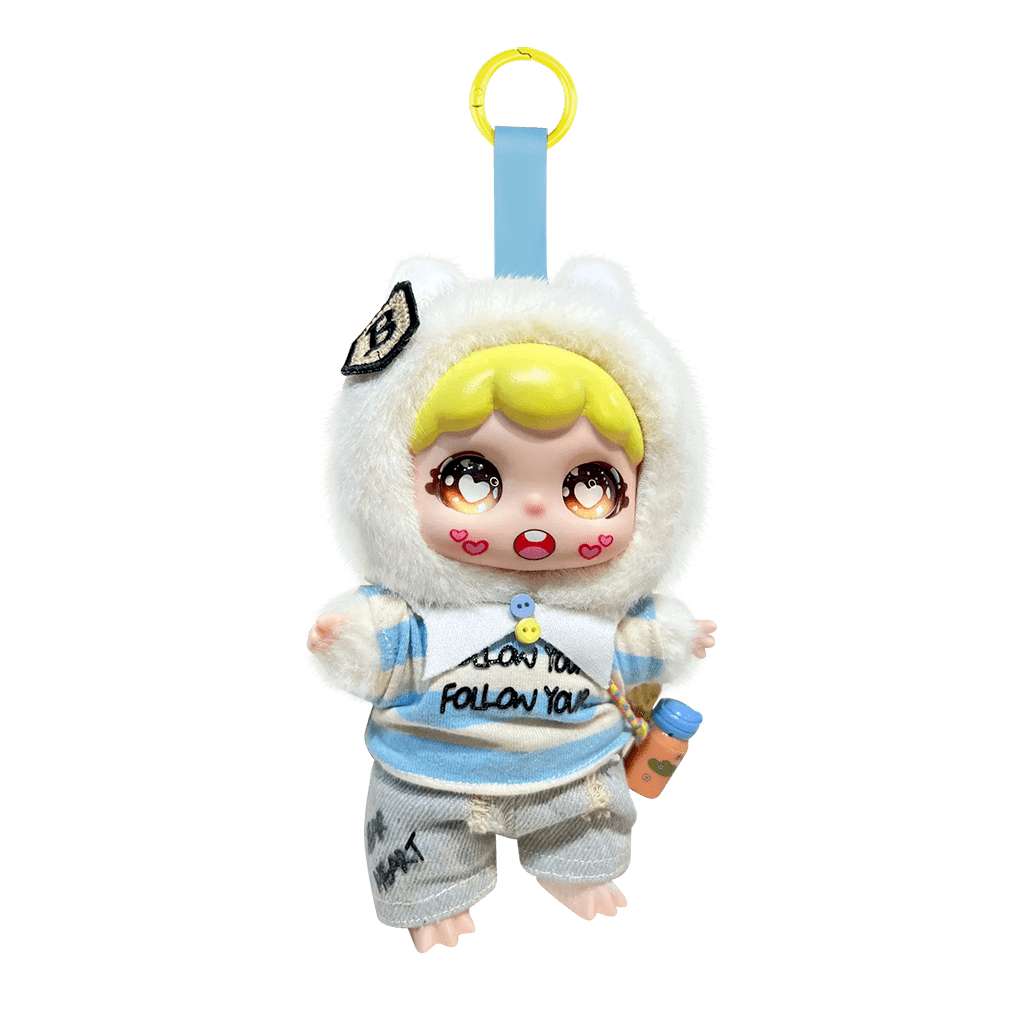 Cloud Bunny Yellow Plush Doll Pendant image number 0