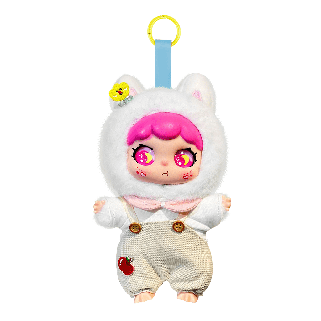Cloud Bunny White Plush Doll Pendant image number 0
