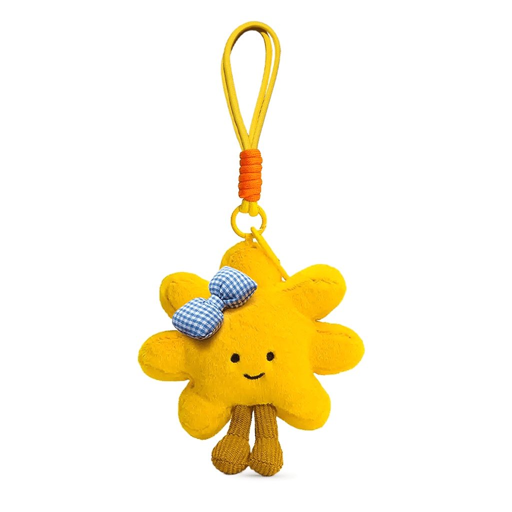 Sun Doll Plush Pendant - Bow Style image number 0