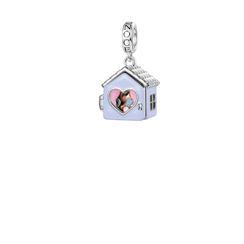 Teddie in a House Pendant image number 0