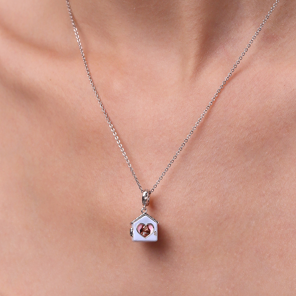 Teddie in a House Pendant image number 4