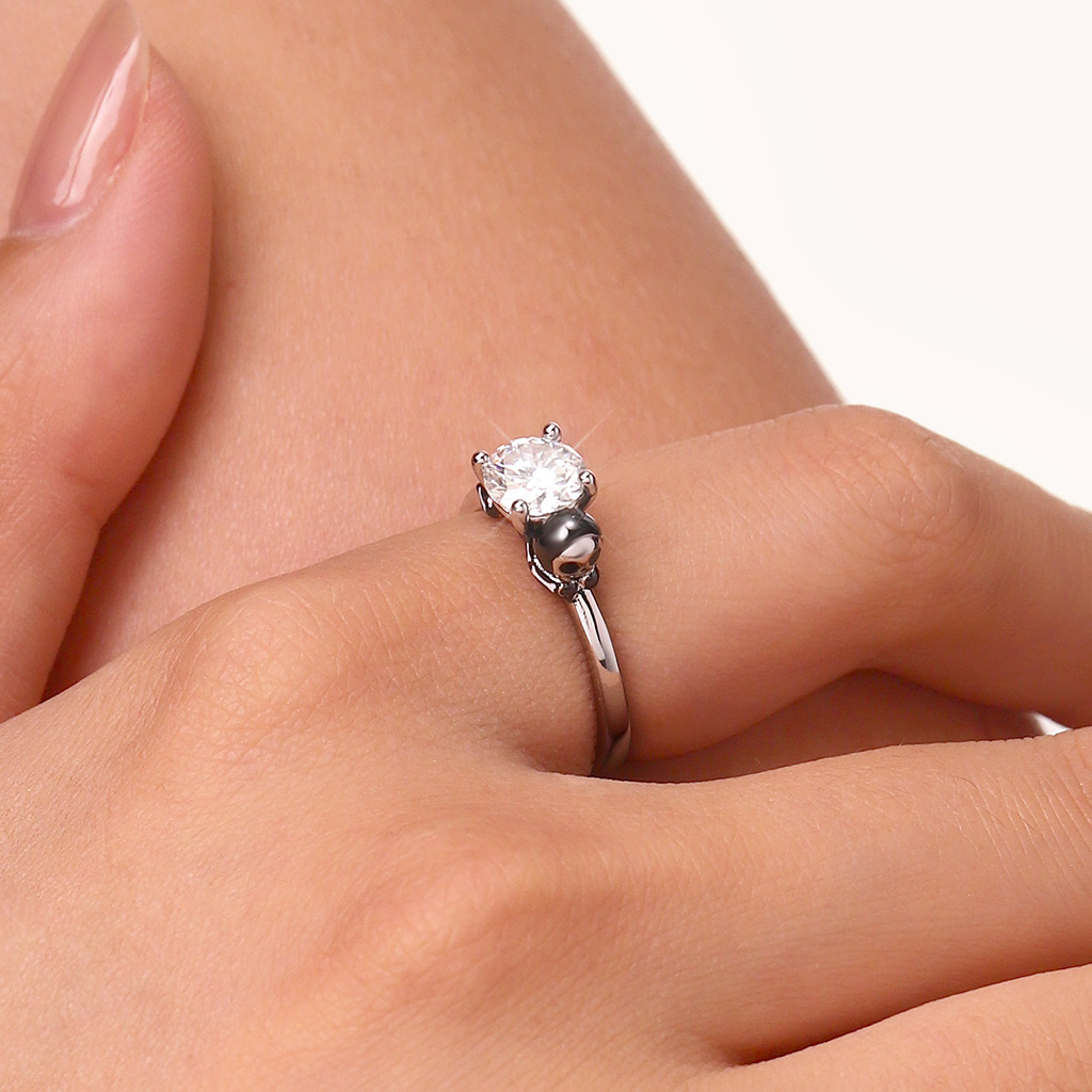 Skeleton Gingerbread Man Ring image number 8