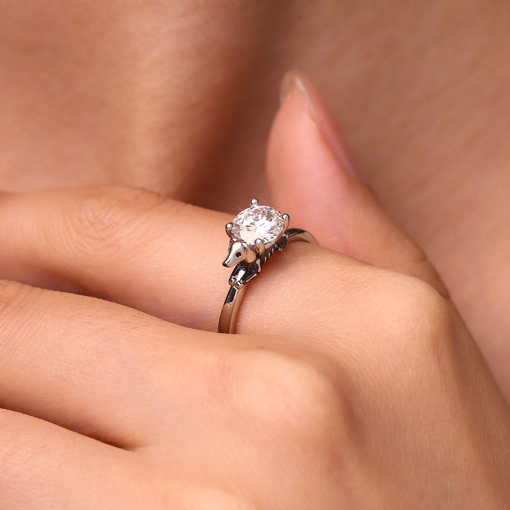 Skeleton Puppy Ring image number 8