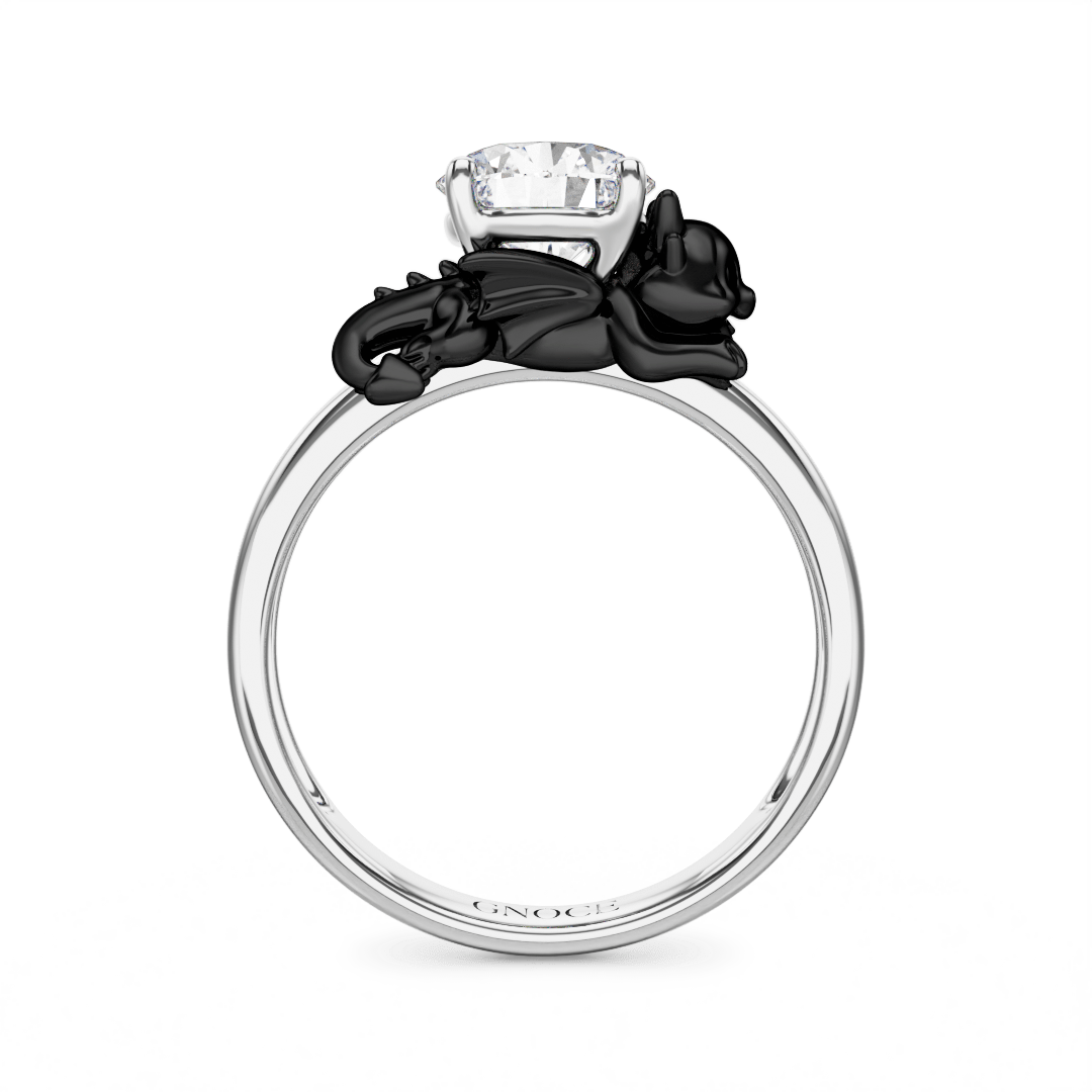 Little Black Dragon Ring image number 4