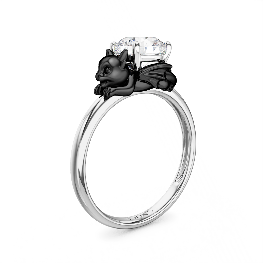 Little Black Dragon Ring image number 0