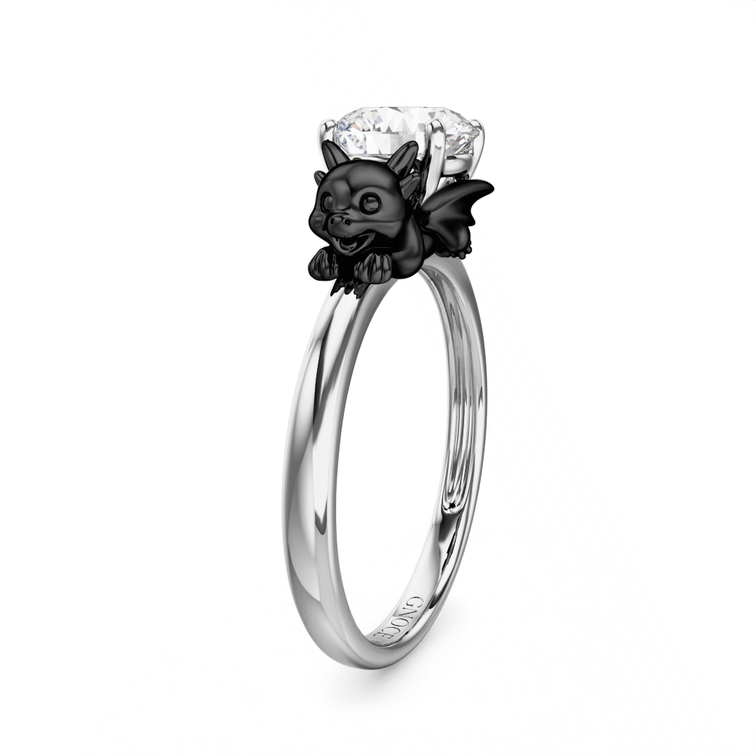 Little Black Dragon Ring image number 3