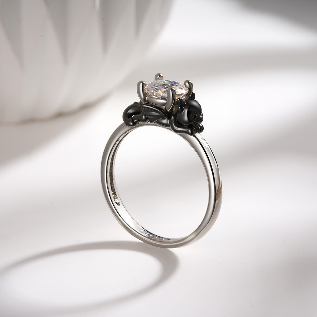 Little Black Dragon Ring image number 6