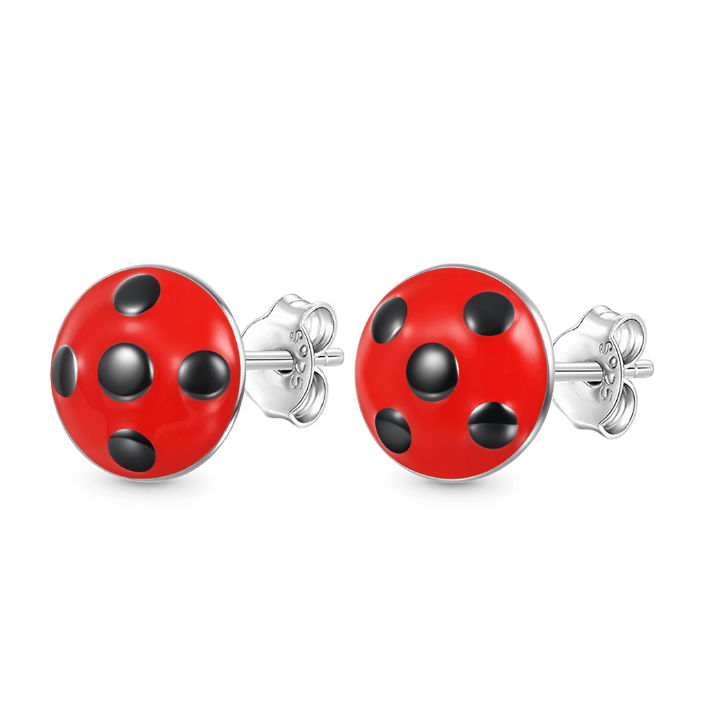 Miraculous Ladybug Stud Earrings image number 1